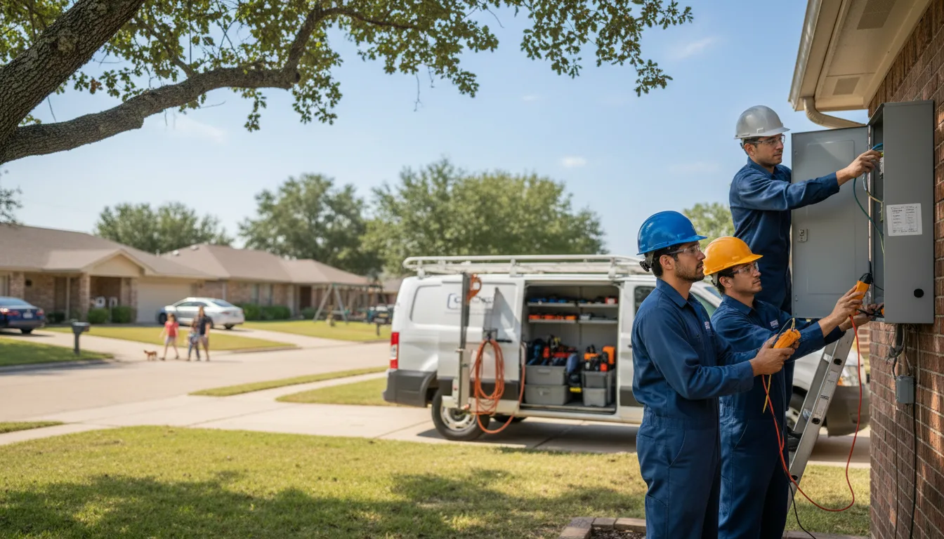Certified electrician providing emergency electrical services in New Hope, KY